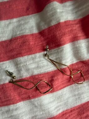 Gold-Tone Twisted Drop Earrings - Women Accessories